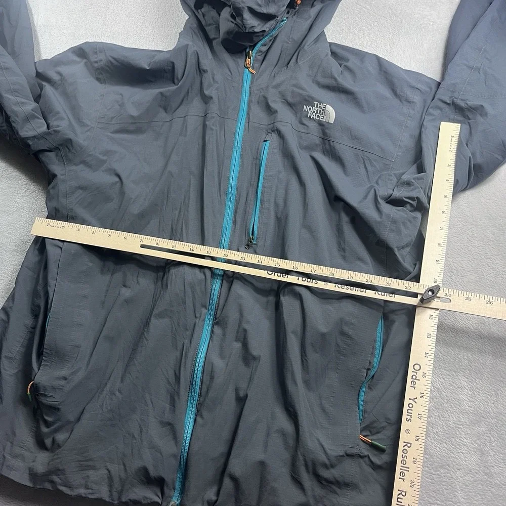 North‎ Face Summit Series Jacket Mens 2XL Gray Blue HyVent Alpha Hooded Outdoor